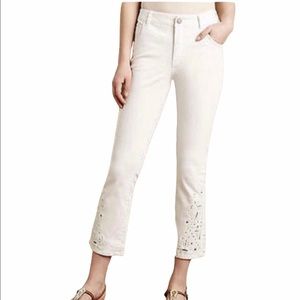 - Anthropologie Pilcro and the Letterpress Superscript High Rise White Cro…